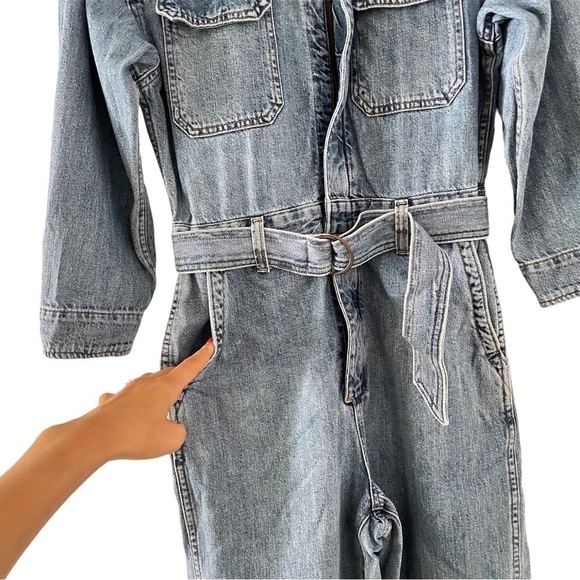 Aritzia Denim Forum The Margot Jumpsuit - Picture 9 of 12